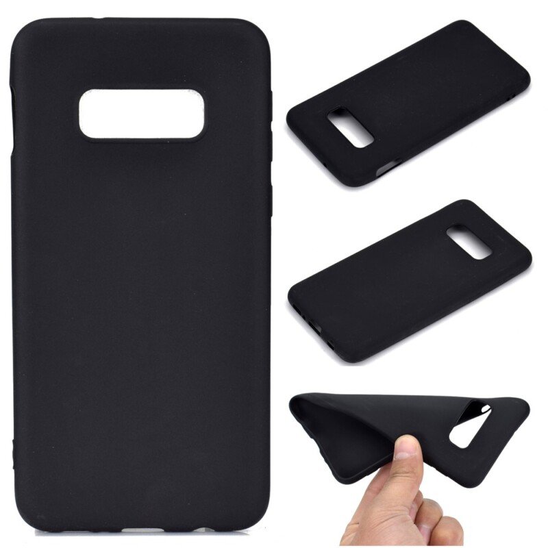 Samsung Galaxy S10e matinis apsauginis dėklas (juodas)