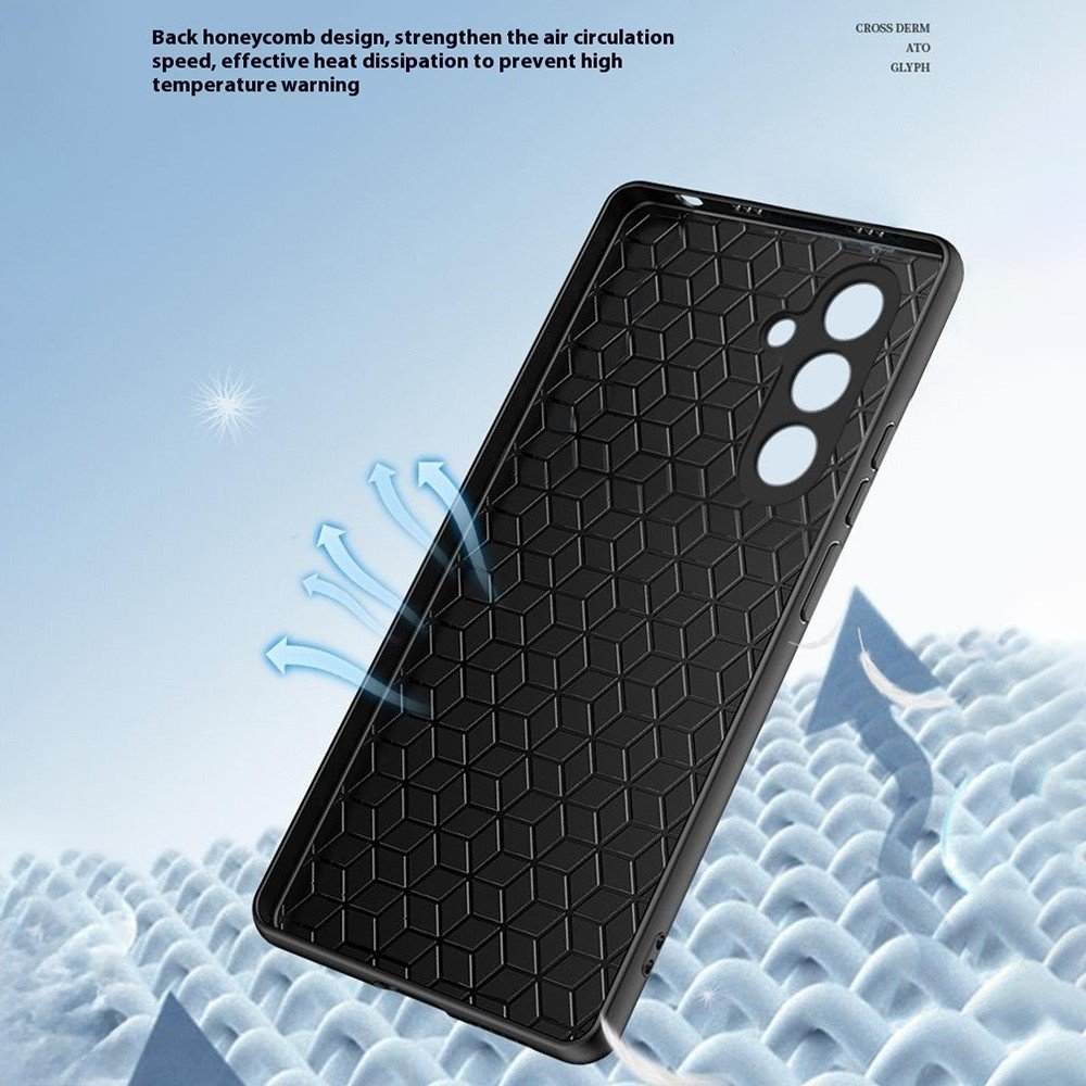 Samsung Galaxy A56 5G dirbtinės odos apsauginis dėklas, suderinamas su magnetiniais laikikliais (juodas) - Image 5
