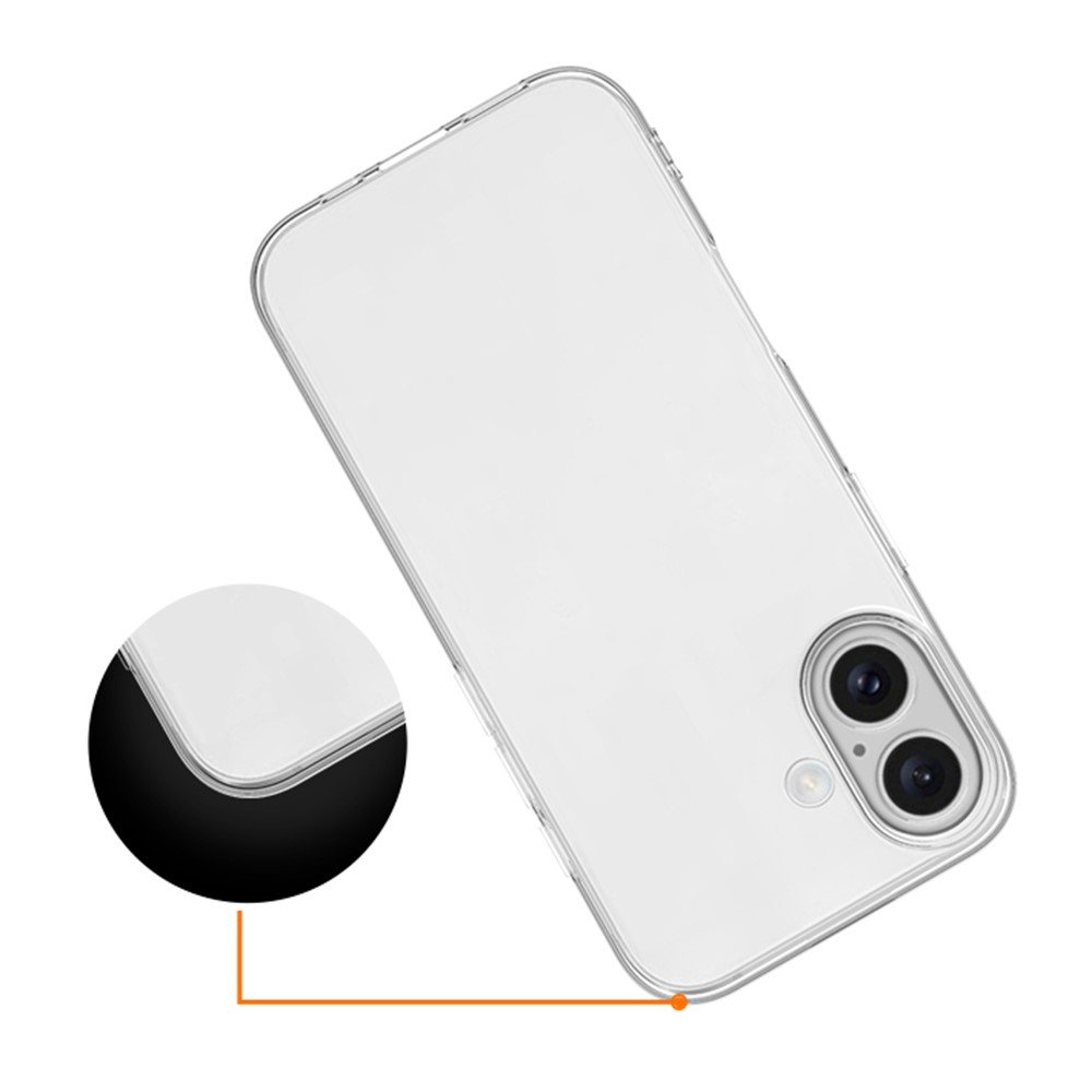 Apple iPhone 17 plonas apsauginis dėklas (skaidrus) - Image 5