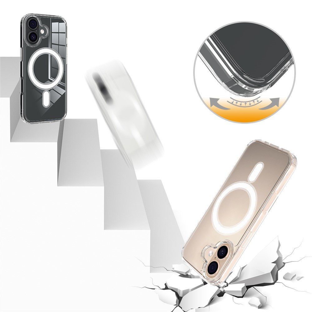 Apple iPhone 17 apsauginis dėklas su MagSafe (skaidrus) - Image 8