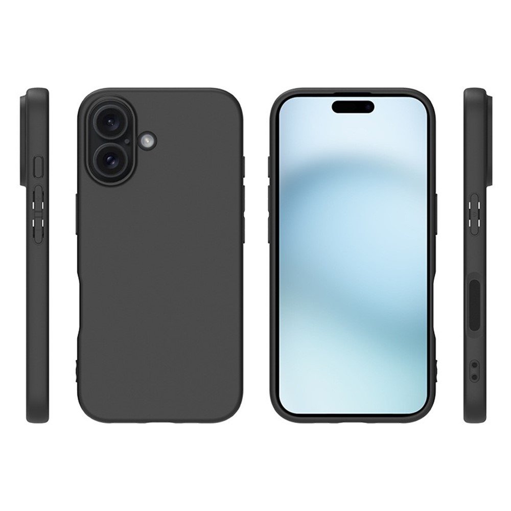 Apple iPhone 17 matinis apsauginis dėklas (juodas) - Image 4