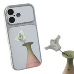 Apple iPhone 17 veidrodinis apsauginis dėklas (sidabrinis)