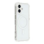 Apple iPhone 17 apsauginis dėklas su MagSafe ir sustiprintais kampais (skaidrus)