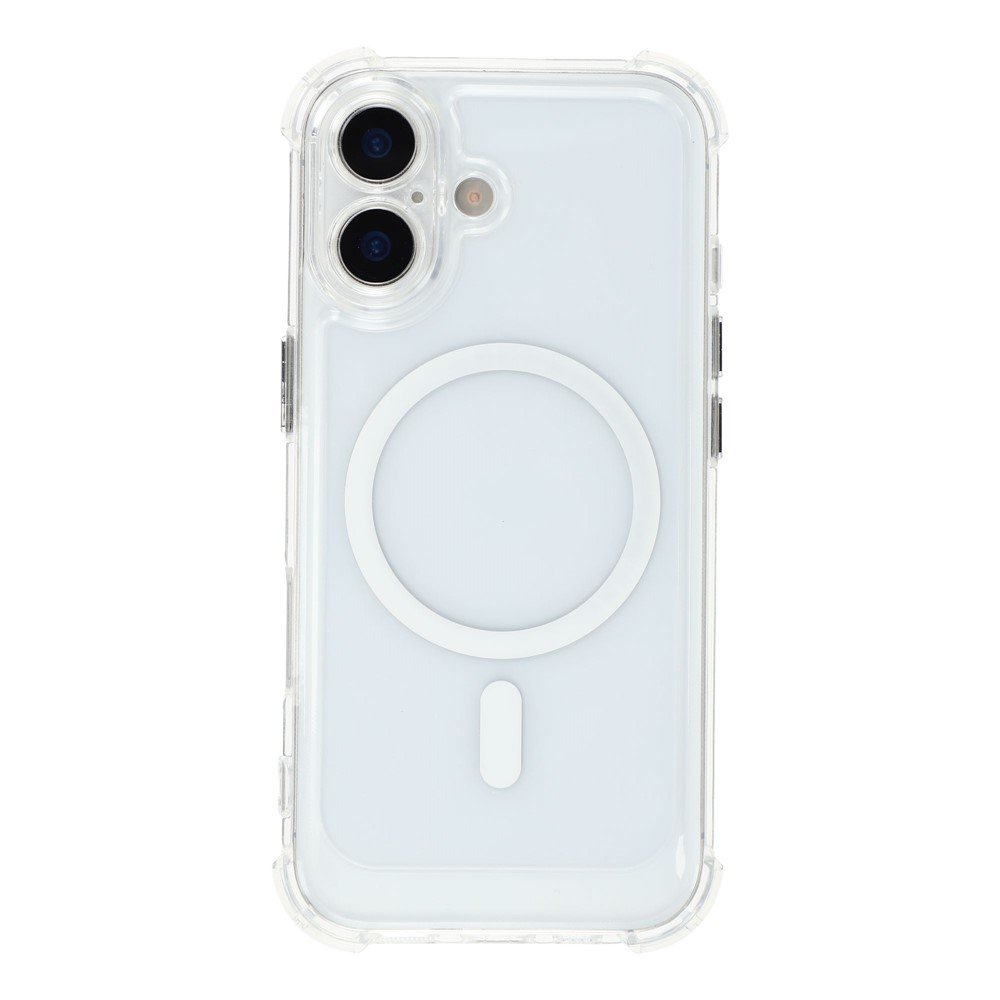 Apple iPhone 17 apsauginis dėklas su MagSafe ir sustiprintais kampais (skaidrus) - Image 3
