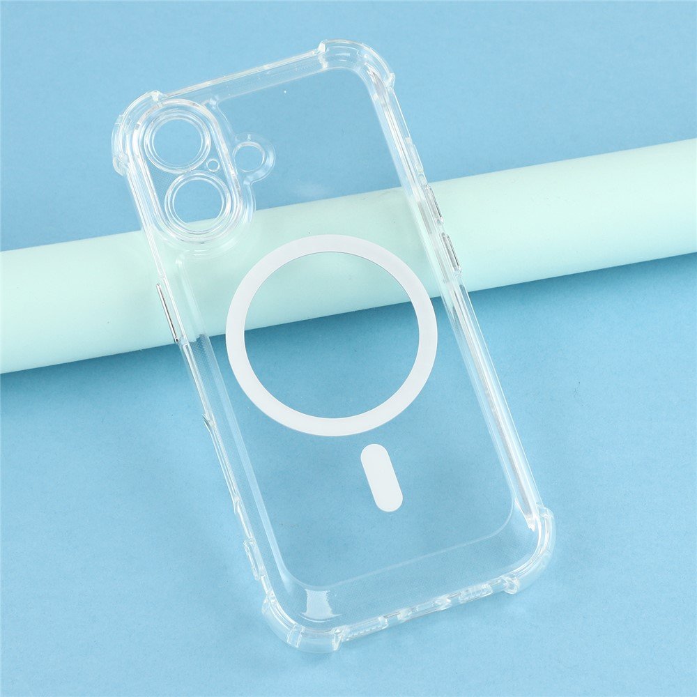 Apple iPhone 17 apsauginis dėklas su MagSafe ir sustiprintais kampais (skaidrus) - Image 4