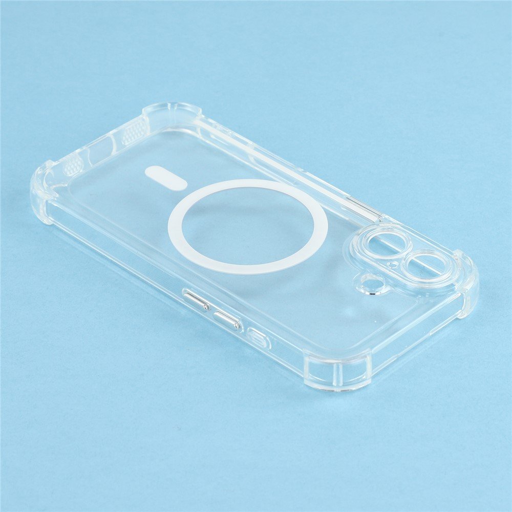 Apple iPhone 17 apsauginis dėklas su MagSafe ir sustiprintais kampais (skaidrus) - Image 6