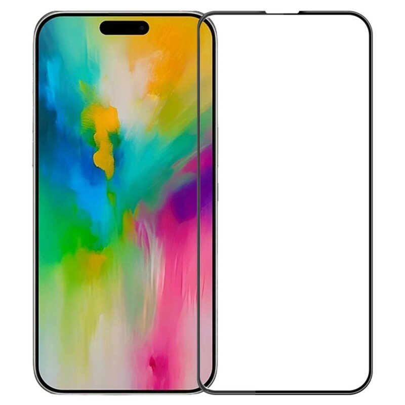 MOFI Apple iPhone 16 Pro Max visą ekraną dengiantis grūdintas apsauginis stiklas (skaidrus)
