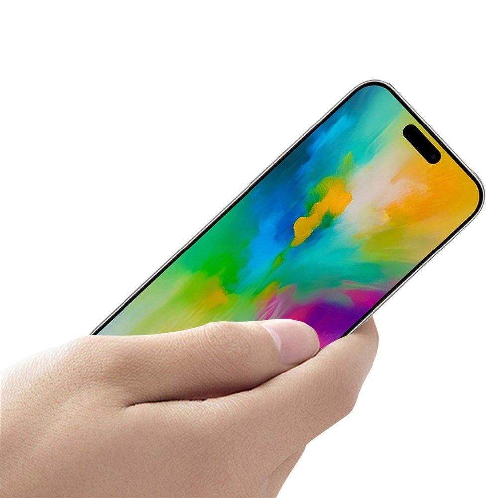 MOFI Apple iPhone 16 Pro Max visą ekraną dengiantis grūdintas apsauginis stiklas (skaidrus) - Image 5