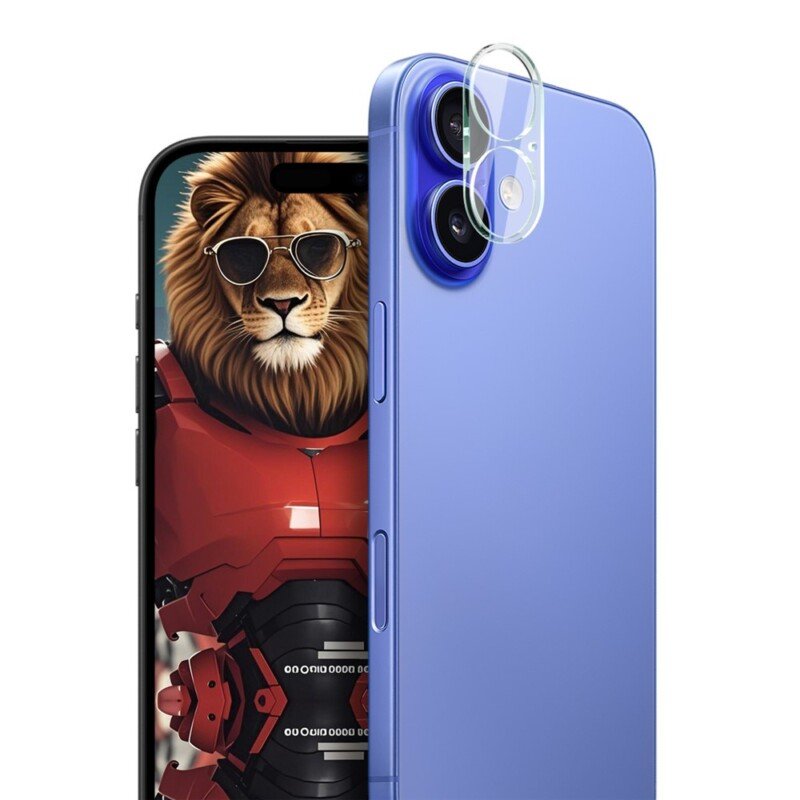IMAK Apple iPhone 17 grūdinto stiklo ir akrilo kameros objektyvų apsauga (skaidri)