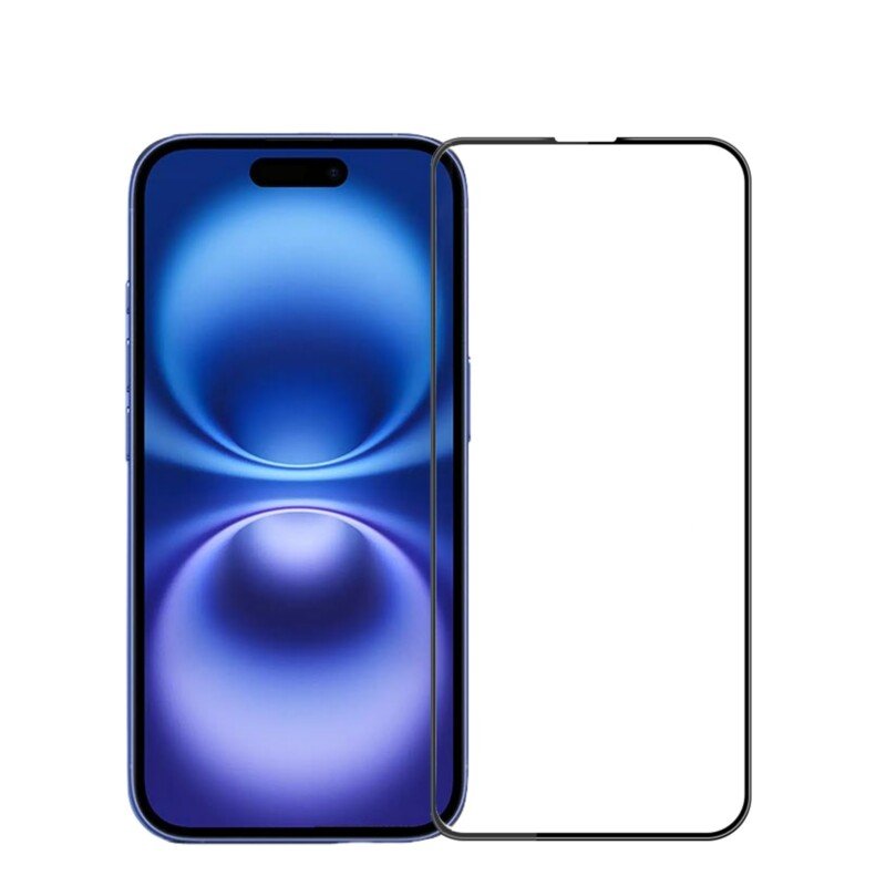 MOFI Apple iPhone 17 visą ekraną dengiantis 9H grūdintas apsauginis stiklas (su juodu apvadu)