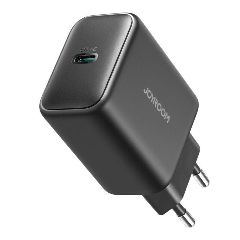 JOYROOM TCG13 45 W GaN greitasis įkroviklis su USB-C ir EU kištuku (juodas)