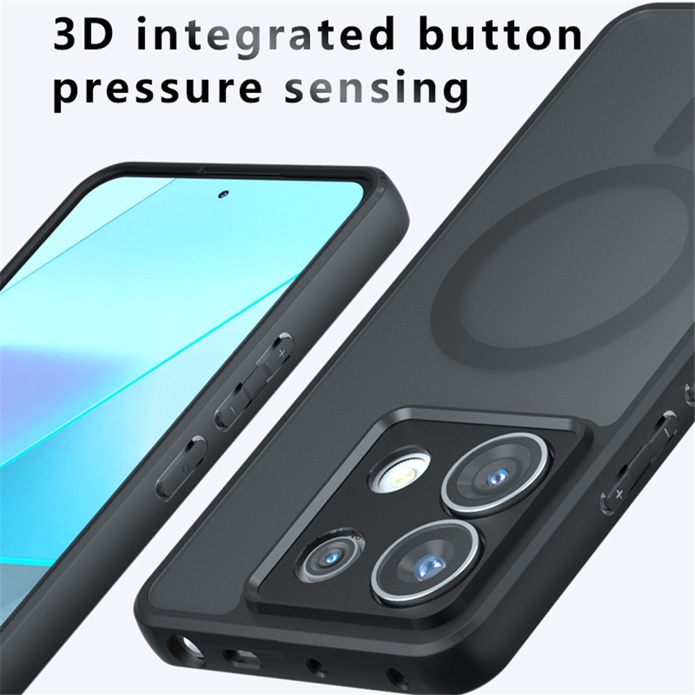 Xiaomi Redmi Note 13 Pro 5G magnetinis matinis dėklas su sustiprintais kampais - Image 4