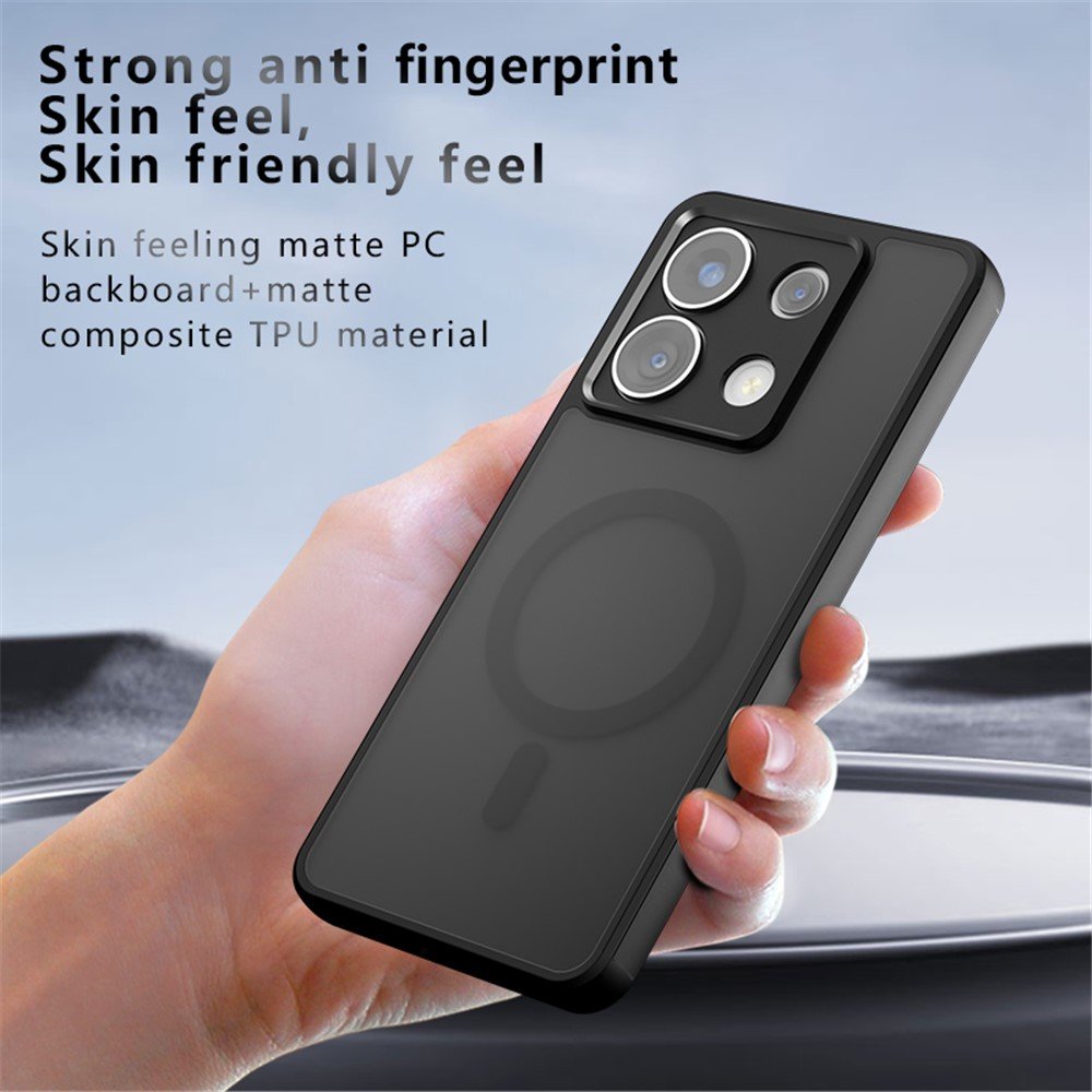 Xiaomi Redmi Note 13 Pro 5G magnetinis matinis dėklas su sustiprintais kampais - Image 9