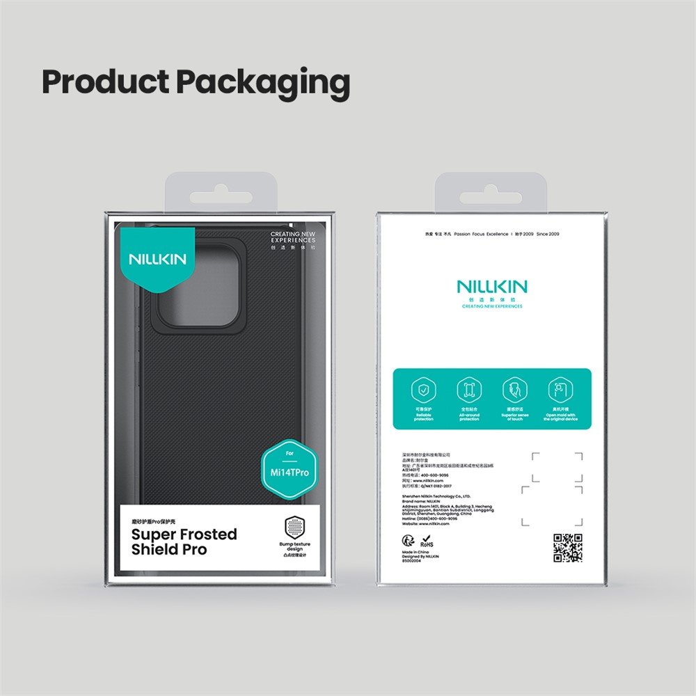 Xiaomi 14T Pro dėklas NILLKIN, juodas - Image 10