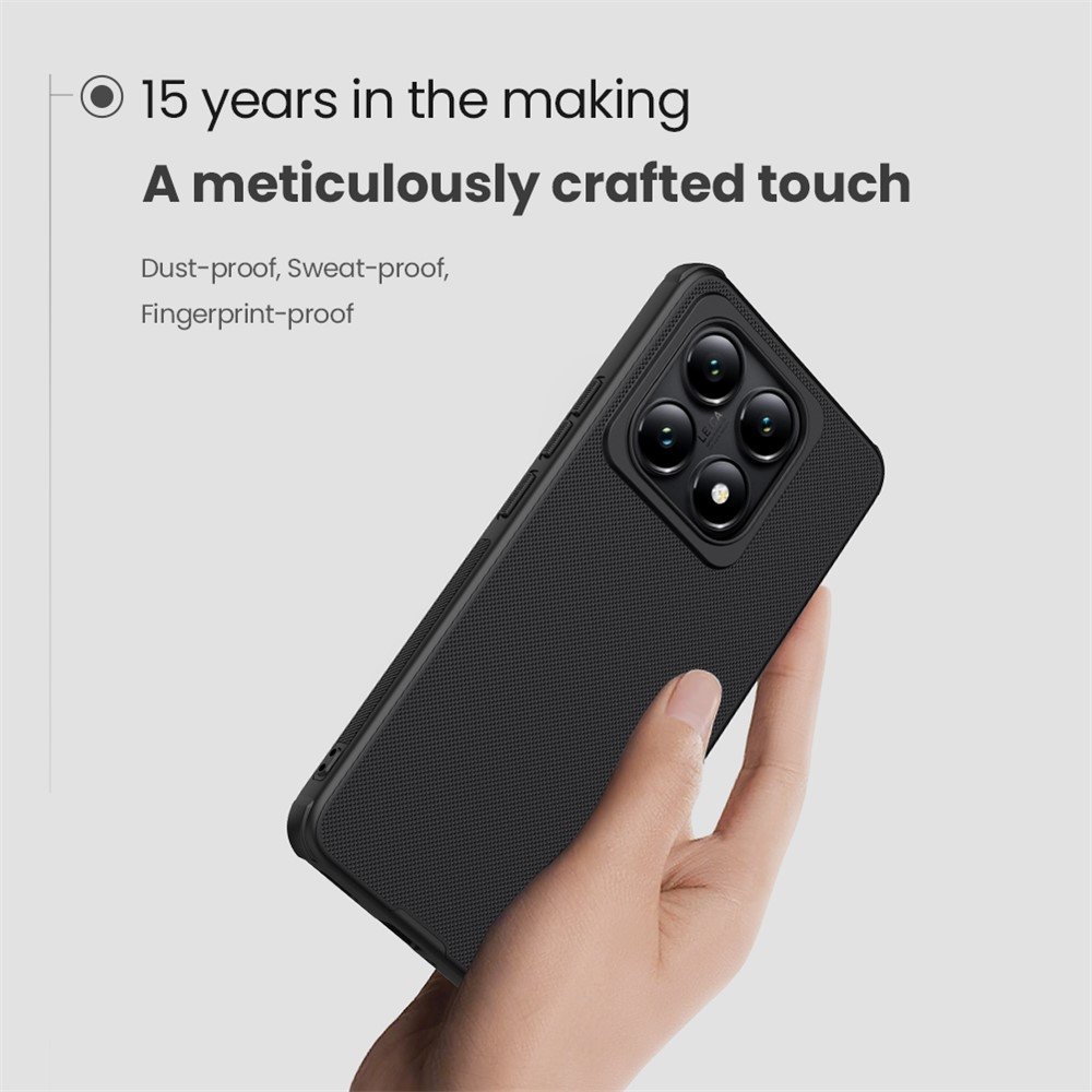 Xiaomi 14T Pro dėklas NILLKIN, juodas - Image 8