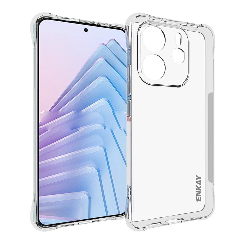Xiaomi Redmi Note 14 4G dėklas ENKAY, skaidrus