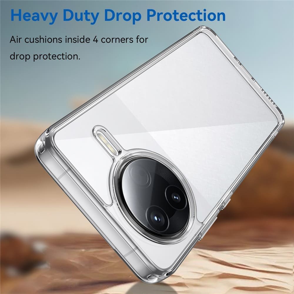 POCO F7 Pro dėklas su apsauginiu stiklu, skaidrus - Image 3
