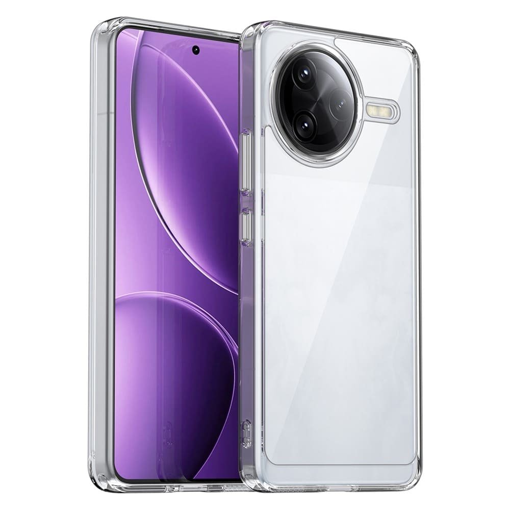 POCO F7 Ultra dėklas su apsauginiu stiklu, skaidrus - Image 2