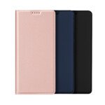 Xiaomi Redmi Note 14 4G atverčiamas dėklas DUX DUCIS su kortelės skyreliu, juodas