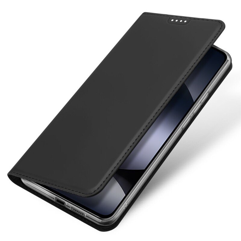 Xiaomi Redmi Note 14 4G atverčiamas dėklas, juodas