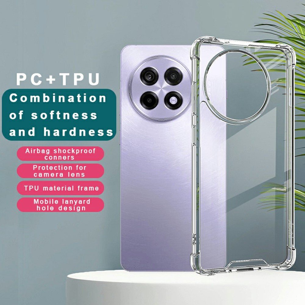 OnePlus 13R dėklas su sustiprintais kampais, skaidrus - Image 4