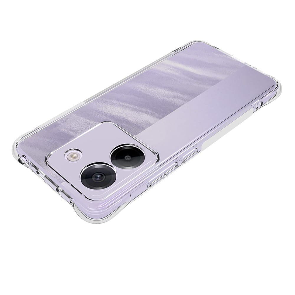 POCO M7 Pro dėklas su 2 apsauginiais stiklais, skaidrus - Image 3