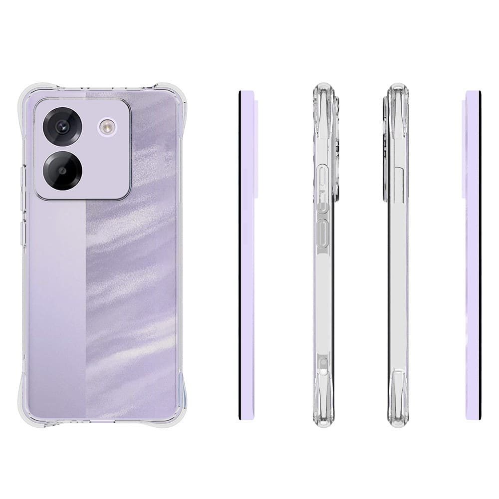 POCO M7 Pro dėklas su 2 apsauginiais stiklais, skaidrus - Image 4
