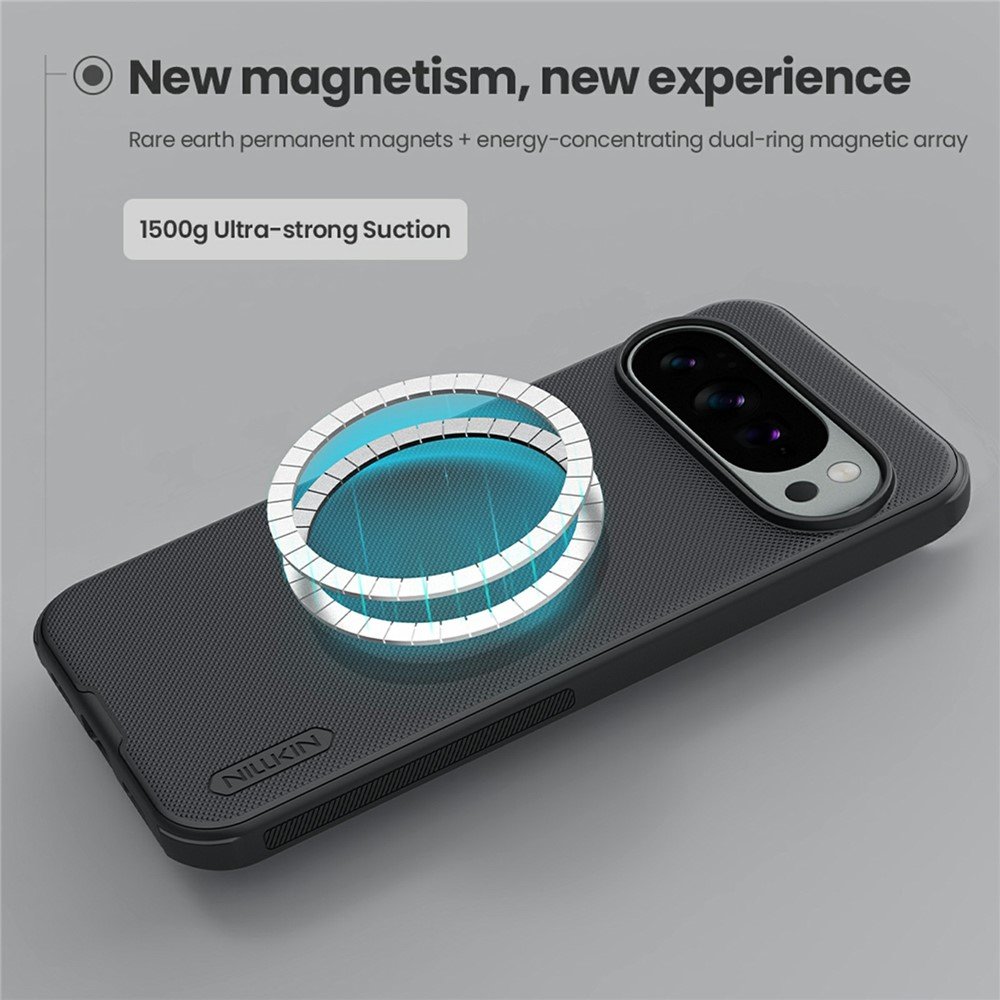 Google Pixel 10 Pro XL dėklas su MagSafe NILLKIN, juodas - Image 10