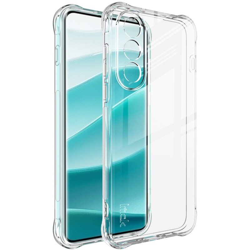 OnePlus Nord 5 dėklas su sustiprintais kampais, skaidrus