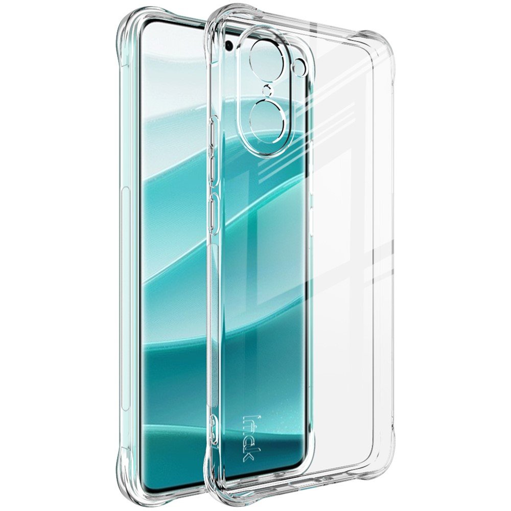 OnePlus Nord CE5 dėklas su sustiprintais kampais, skaidrus
