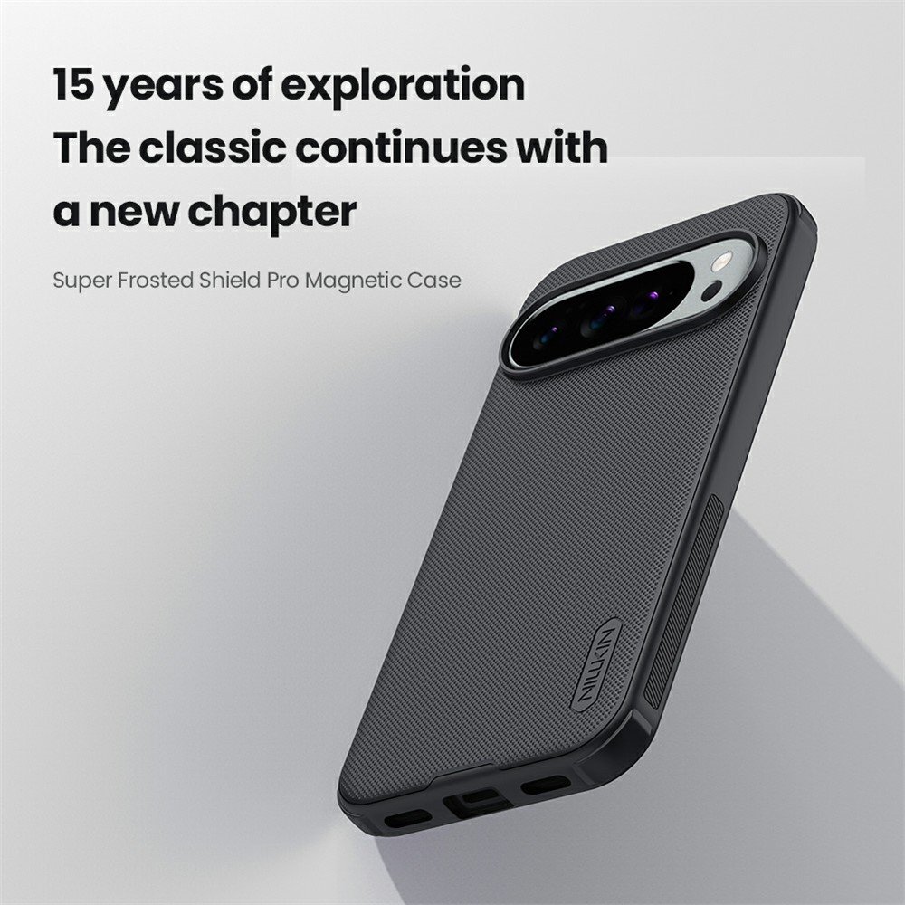 Google Pixel 10 Pro / Pixel 10 dėklas su MagSafe NILLKIN, juodas - Image 6
