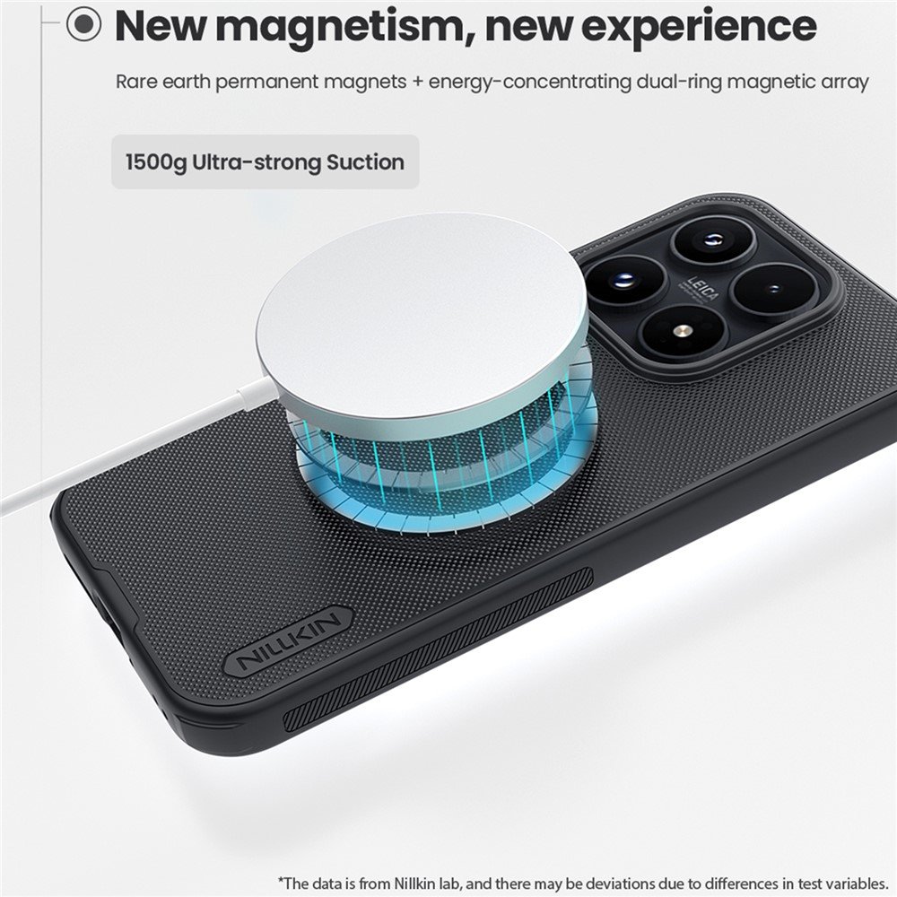 Xiaomi 17 dėklas su MagSafe NILLKIN, juodas - Image 11