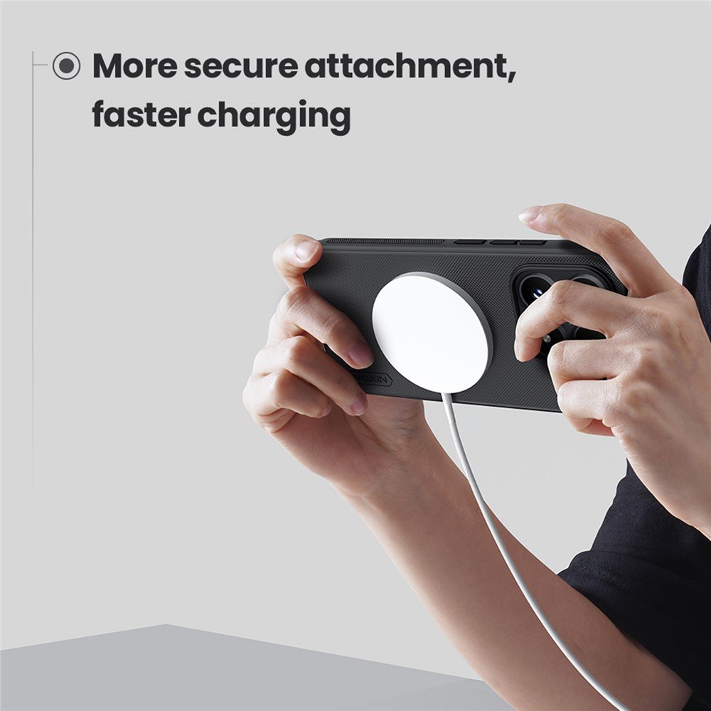 Xiaomi 17 dėklas su MagSafe NILLKIN, juodas - Image 12
