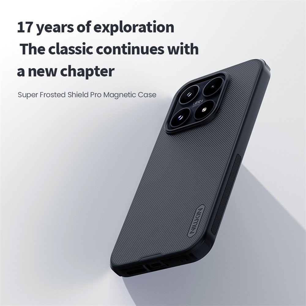 Xiaomi 17 dėklas su MagSafe NILLKIN, juodas - Image 7