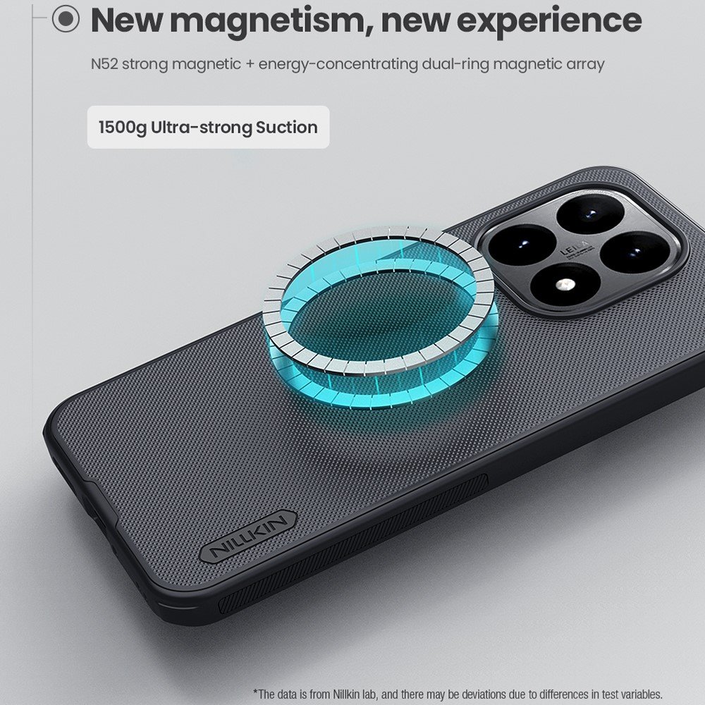 Xiaomi 15T dėklas su MagSafe NILLKIN, juodas - Image 11