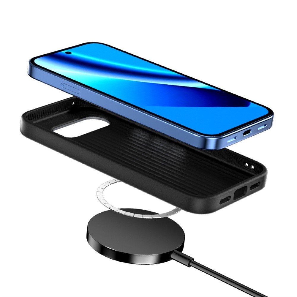 Google Pixel 10a dėklas su MagSafe ABEEL, juodas - Image 7