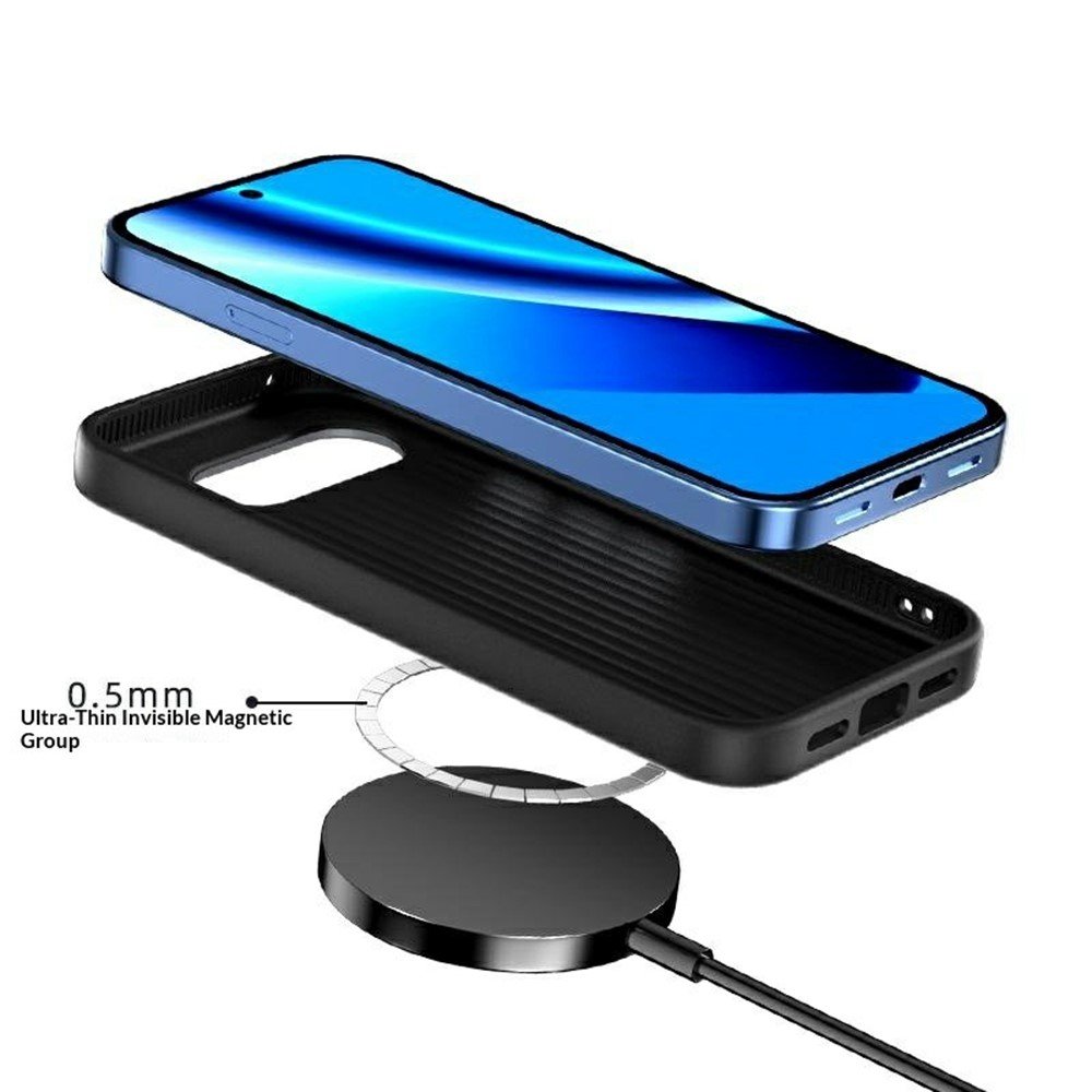 Google Pixel 10 / Pixel 10 Pro dėklas su MagSafe ABEEL, juodas - Image 6