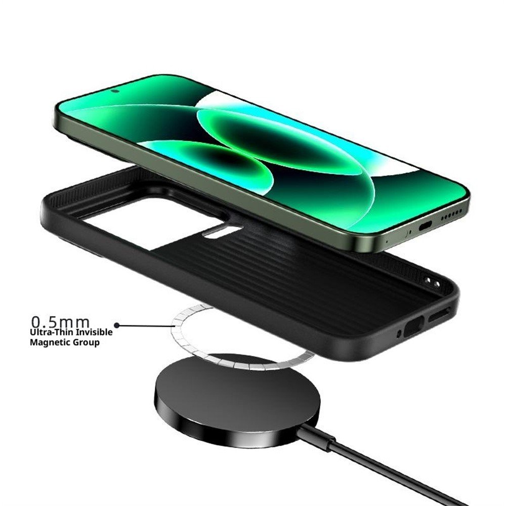 Xiaomi 17 dėklas su MagSafe ABEEL, juodas - Image 6