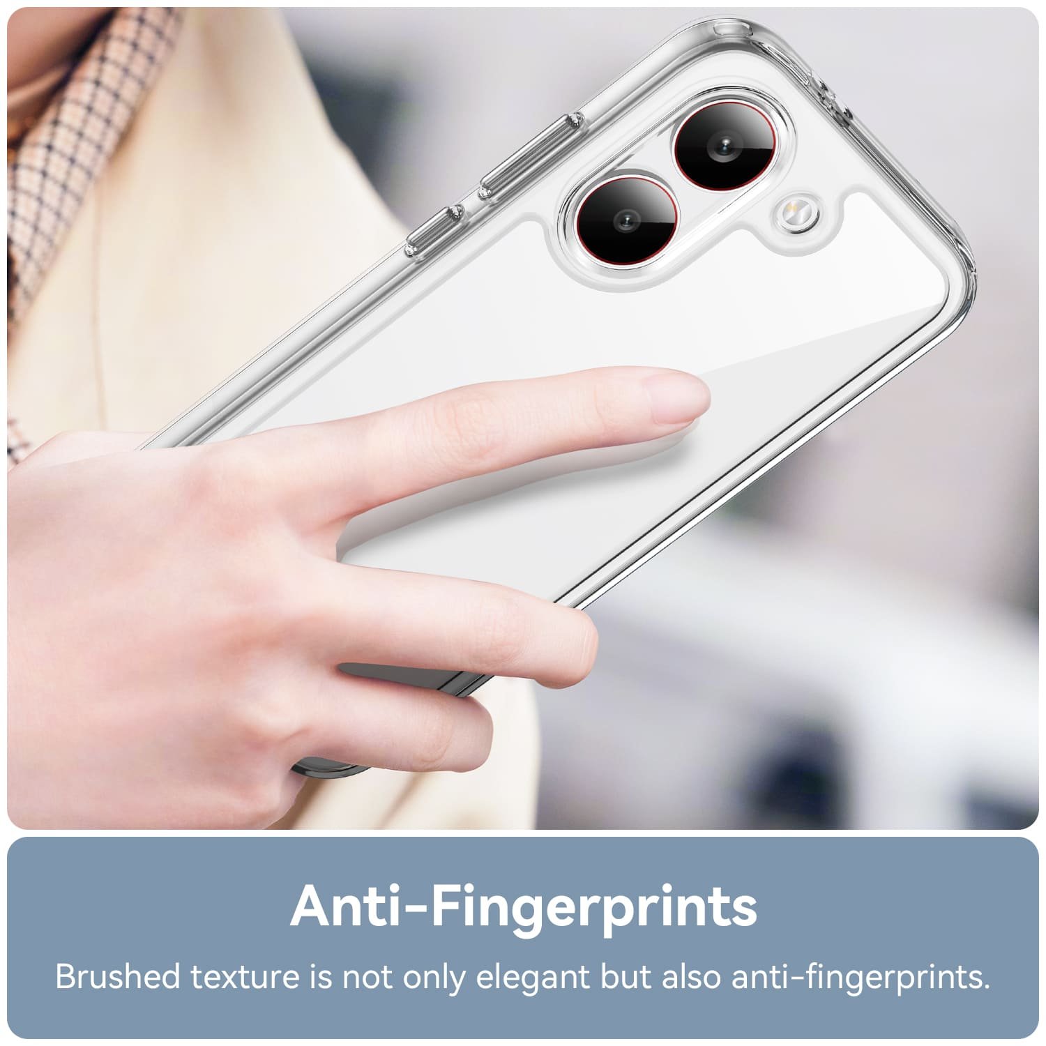 POCO X8 Pro dėklas su apsauginiu stiklu, skaidrus - Image 6