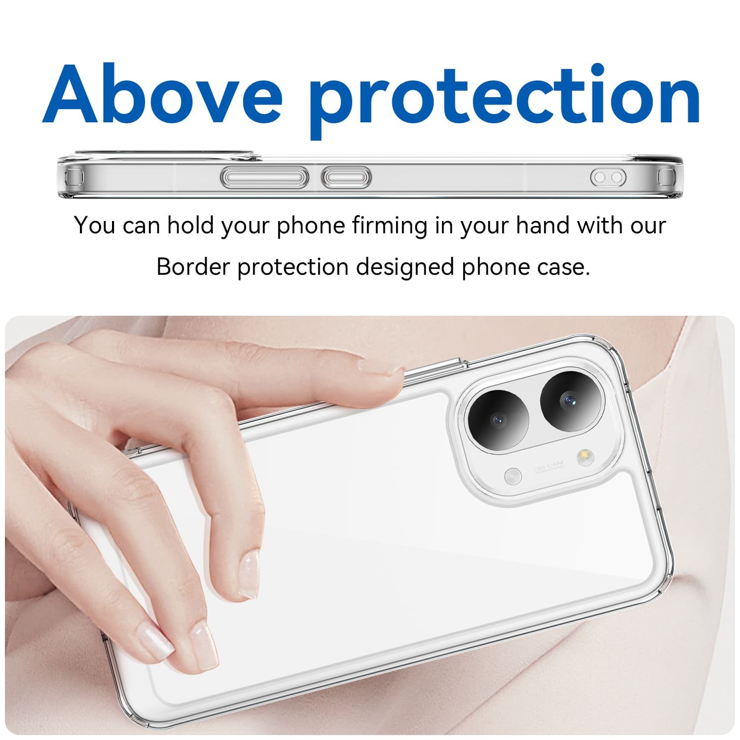 POCO X8 Pro Max dėklas su apsauginiu stiklu, skaidrus - Image 5