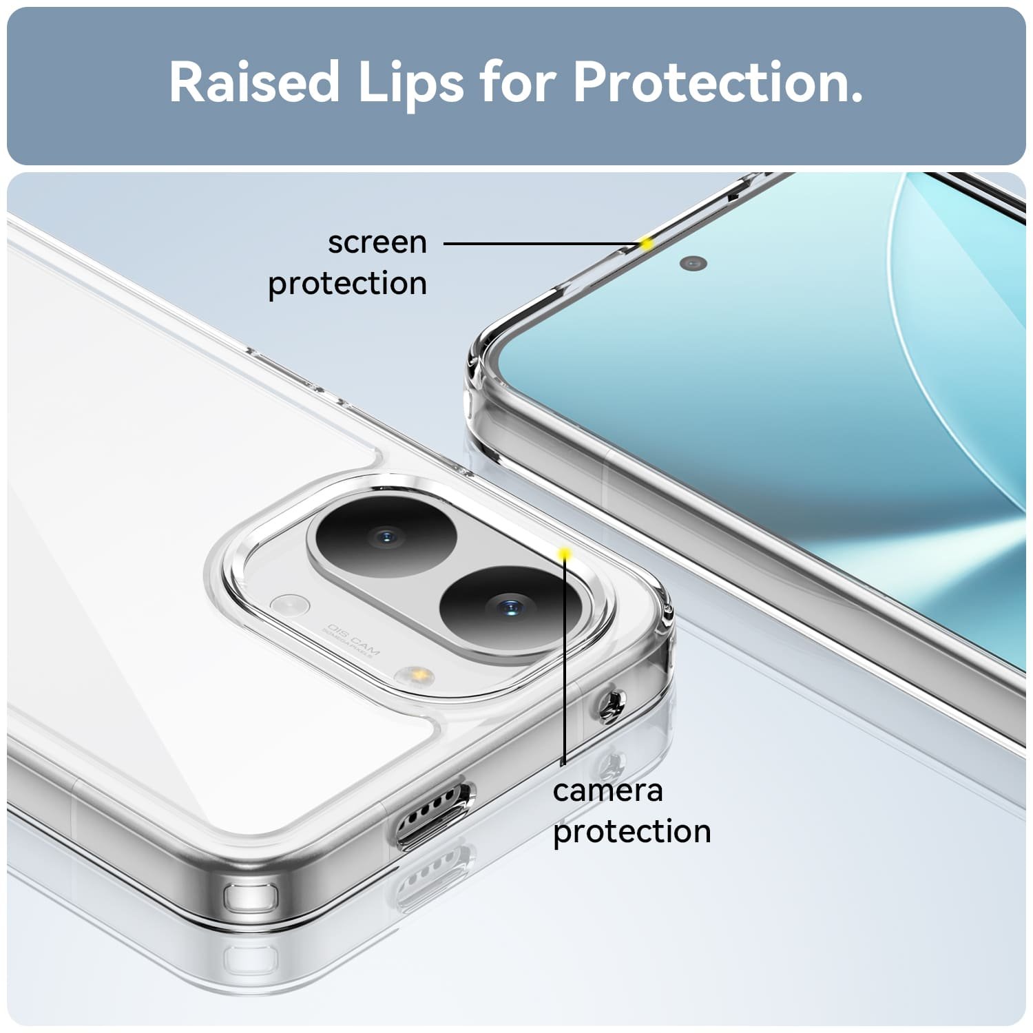 POCO X8 Pro Max dėklas su apsauginiu stiklu, skaidrus - Image 8