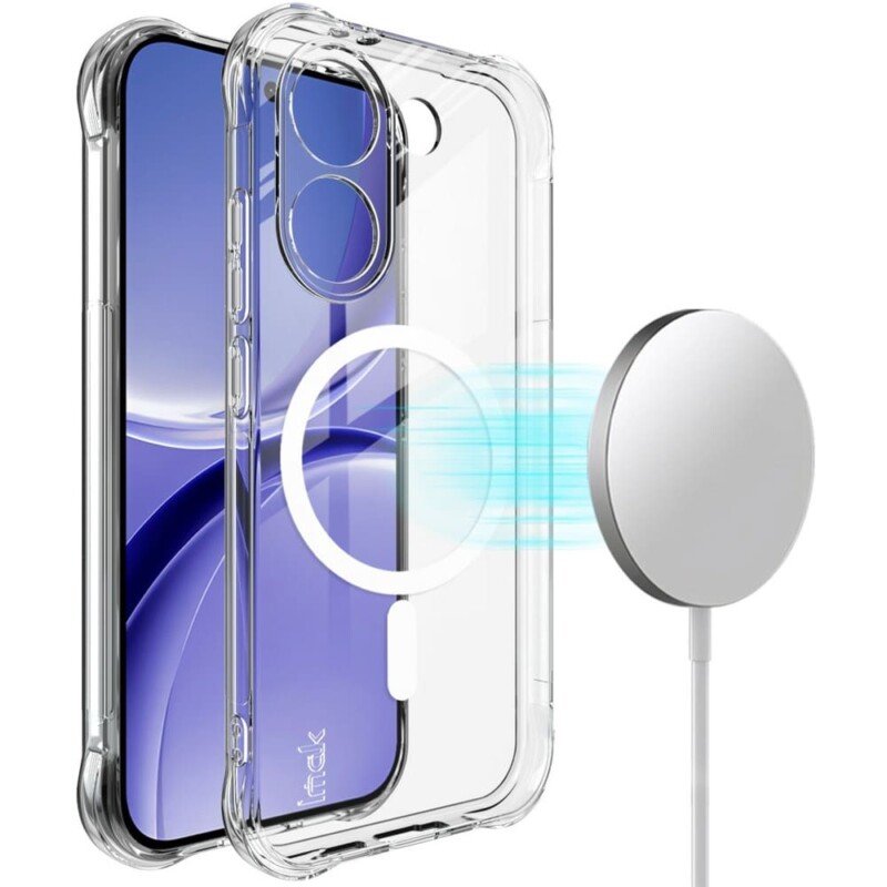 POCO X8 Pro dėklas su MagSafe, skaidrus