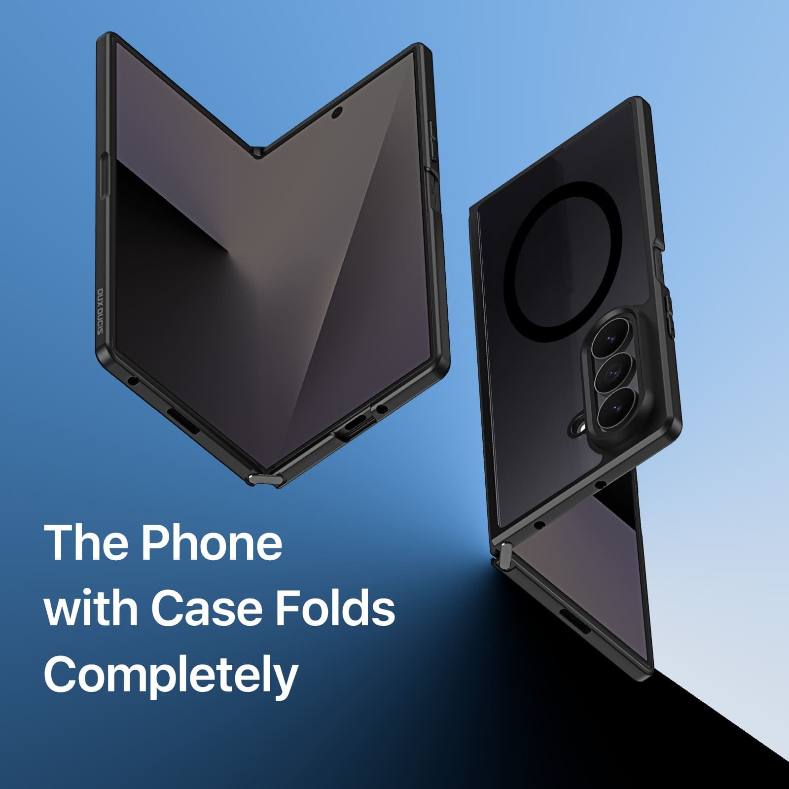 Samsung Galaxy Z Fold 8 Ultra / Galaxy Z Fold 7 dėklas su MagSafe, juodas - Image 8