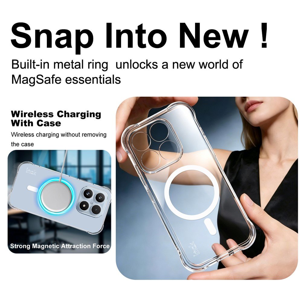 Xiaomi 17 dėklas su MagSafe IMAK, skaidrus - Image 7