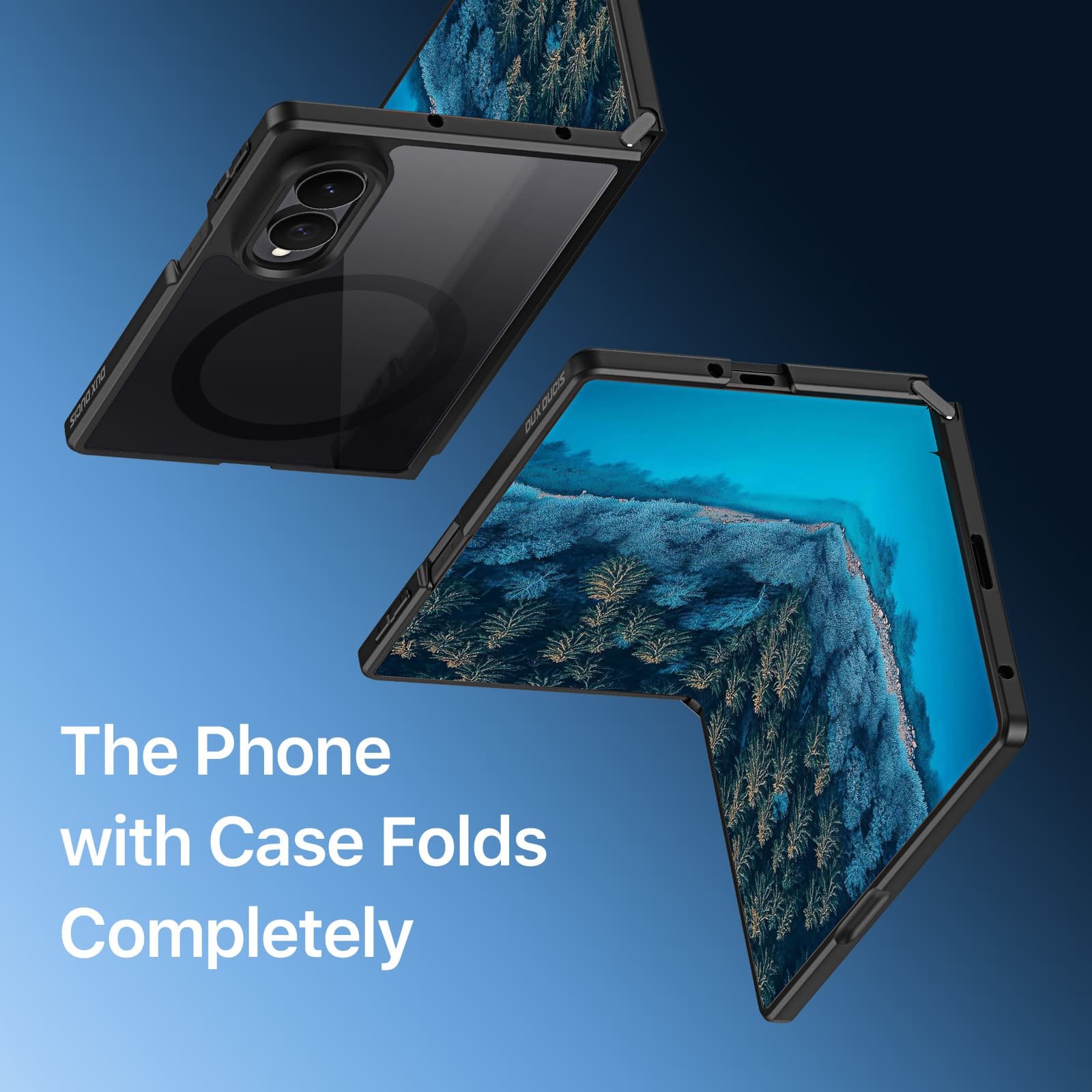 Samsung Galaxy Z Fold 8 dėklas su MagSafe, juodas - Image 9