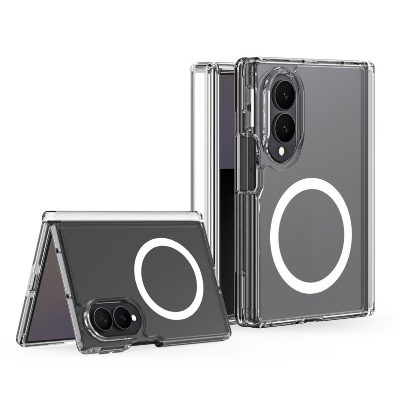 Samsung Galaxy Z Fold 8 magnetinis dėklas, skaidrus