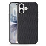 Apple iPhone 17 Tech Fabric magnetinis dėklas, juodas