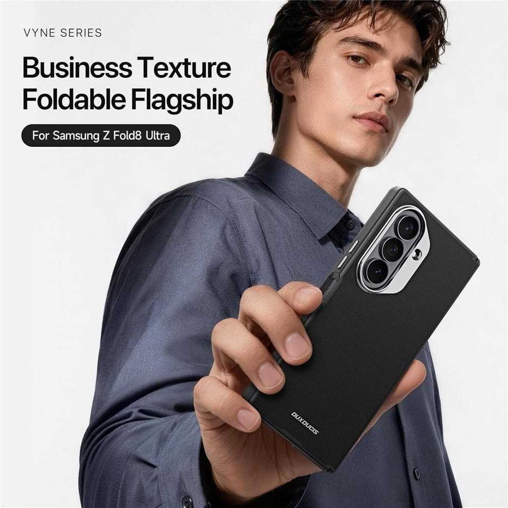Samsung Galaxy Z Fold 8 Ultra magnetinis dėklas, juodas - Image 4