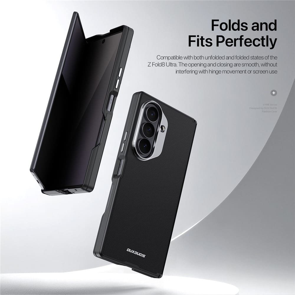Samsung Galaxy Z Fold 8 Ultra magnetinis dėklas, juodas - Image 5
