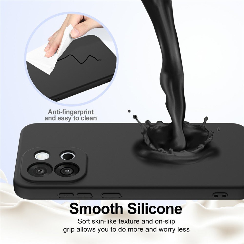 OnePlus Nord 6 silikoninis dėklas su MagSafe ir dirželiu, juodas - Image 5